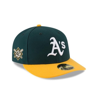 Sapca New Era Oakland Athletics MLB Jackie Robinson Day Low Profile 59FIFTY Fitted - Verzi